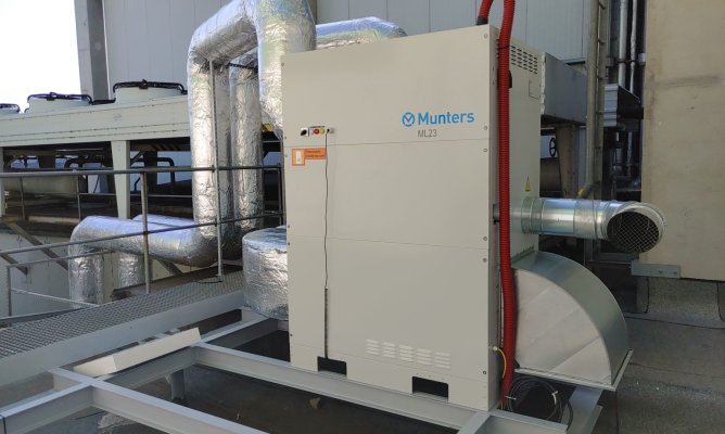 Sušení skladu mražených výrobků HOPI H3 Praha