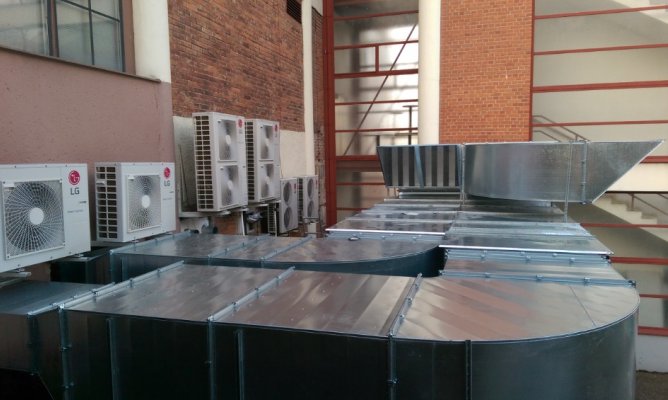 Vzduchotechnika herny venkovní část