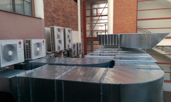 Vzduchotechnika herny venkovní část