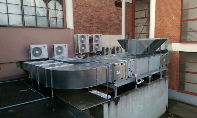 Vzduchotechnika herny venkovní část