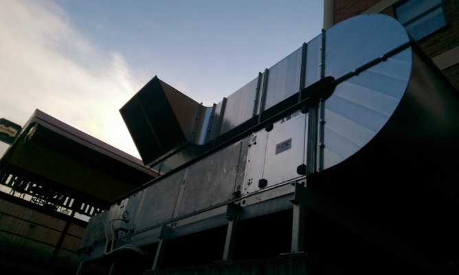 Vzduchotechnika herny venkovní část