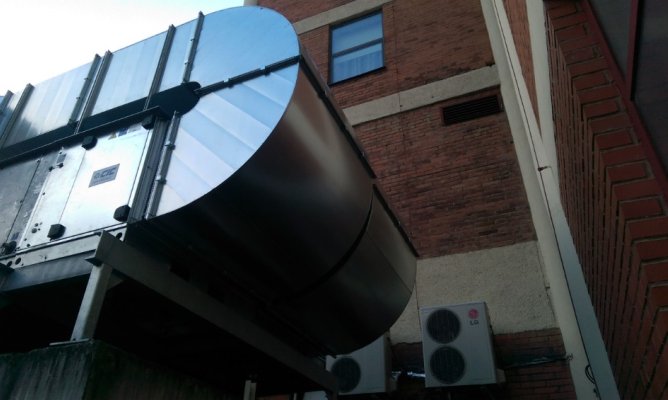 Vzduchotechnika herny venkovní část