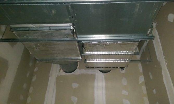 Vzduchotechnika herny vnitřní část