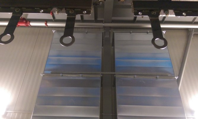 Vzduchotechnika Lakovacího boxu vnitřní část